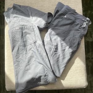 FIGS GRAPHITE SCRUB SET 🐭☕️👽🤍